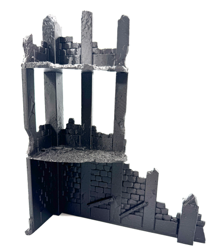 1x CITY RUIN TXARLI FACTORY 28mm 32mm Terreno Paisaje Warhammer DND RPG