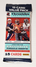 2021 Panini Chronicles NFL Football Cello Value Fat Pack 15 Cards **NEW** SEALED