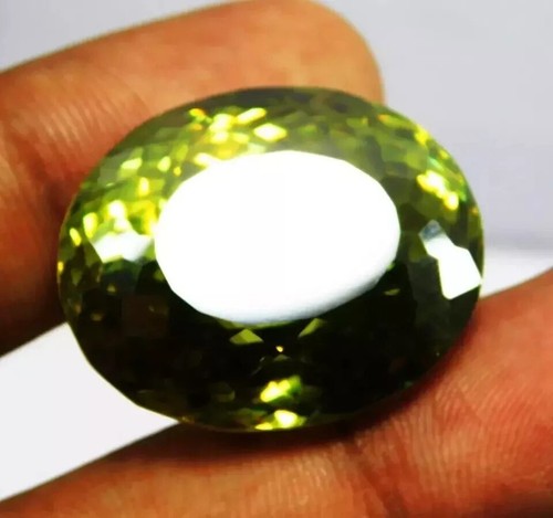 106-108 Ct Green Zircon Natural Cambodian Oval Cut Loose Gemstone EGL CERTIFIED - Picture 5 of 8