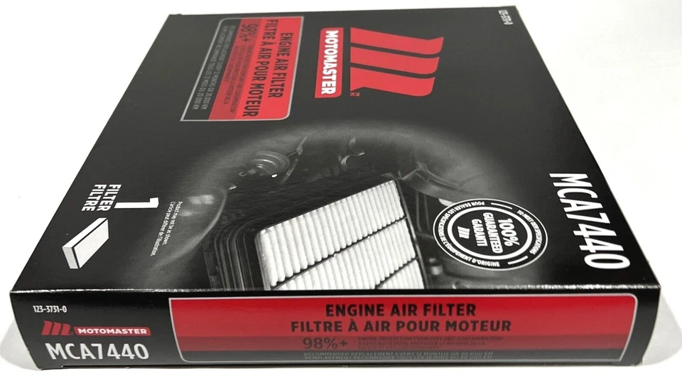 Filtro de aire motor Motomaster MCA7440 (paquete de 2) 123-3731-0 Foto 4 de 4