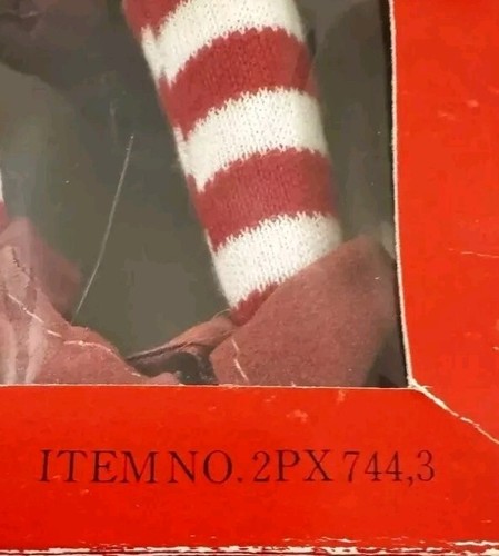 Vintage Santa Claus SHELF SITTER Bendable POSABLE Arms and Legs ORIGINAL BOX - Picture 7 of 7