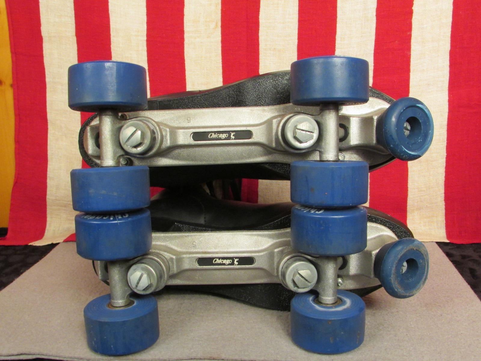Vintage Chicago Herren Roller Skates Box Chicago Urethane Wheels Sz.10 w/ Store Box Skates 10d379 Vintage Chicago Herren Roller Skates Box Chicago Urethane Wheels Sz.10 w/ Store Box Skates 10d379