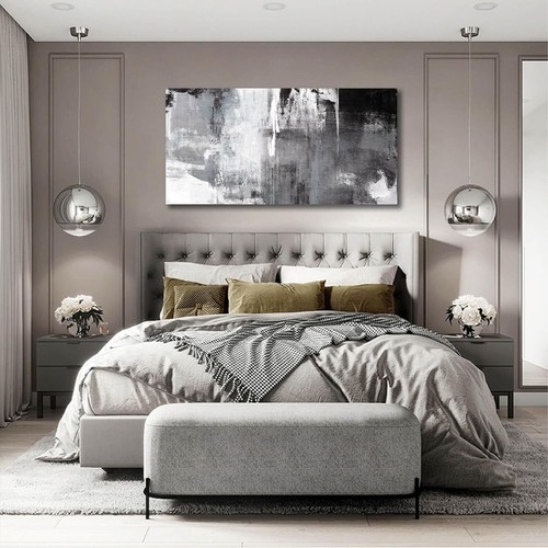 Black And White Wall Paintings Abstract Wall Decorations Canvas Prints Poster... - Picture 3 of 8