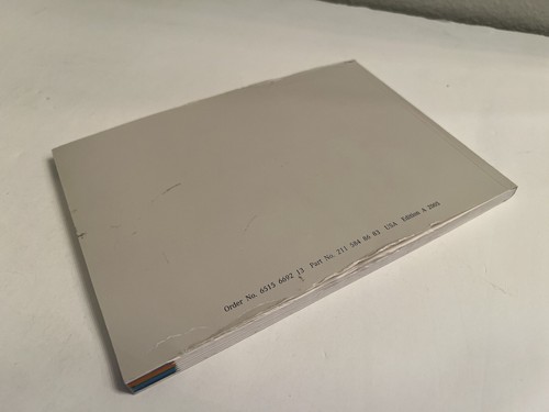 2005 Mercedes Benz E-Class 320 500 4MATIC AMG Owner & COMAND Operator Manual Set - Picture 10 of 16