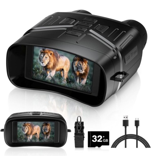 36MP 4K Night Vision Goggles UHD Tactical Large Screen Binoculars - New Sealed  - Picture 2 of 8