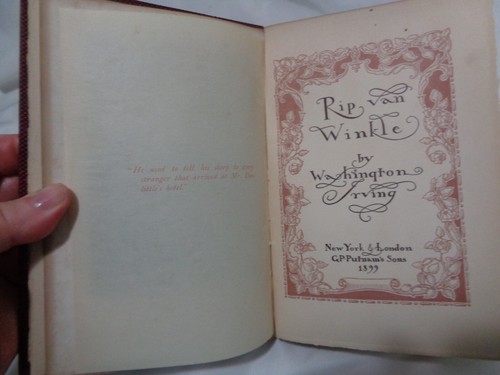 1899 Rip Van Winkle by Washington Irving Putnam Illustrated - Picture 9 of 22