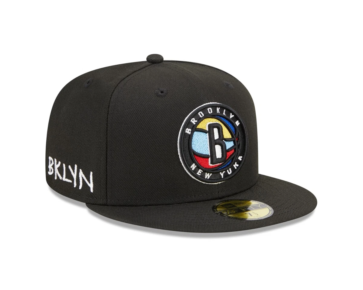 Shop New Era 59Fifty Brooklyn Nets City Edition Fitted Hat