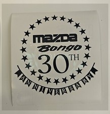 Mazda Bongo Celebrating 30th Anniversary Badge Vinyl Decal Sticker 4WD Friendee