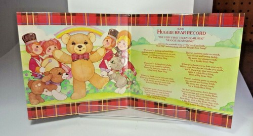 Vintage Children's Avon Huggie Bear Record 45 rpm Vinyl Collectable Near Mint - Imagen 3 de 6
