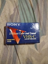 Sony VHS-C Tape 30 Minute Brand New Sealed Premium