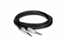 Hosa HSS005 5' Pro Series 1/4" TRS to 1/4" TRS Audio Cable