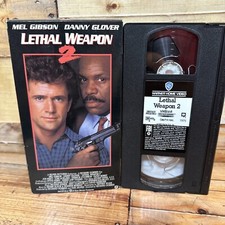 Lethal Weapon 2 VHS VCR Video Tape Used Mel Gibson