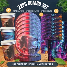 GODZILLA KING KONG 22PC  BANNER birthday party supplies centerpiece decoration