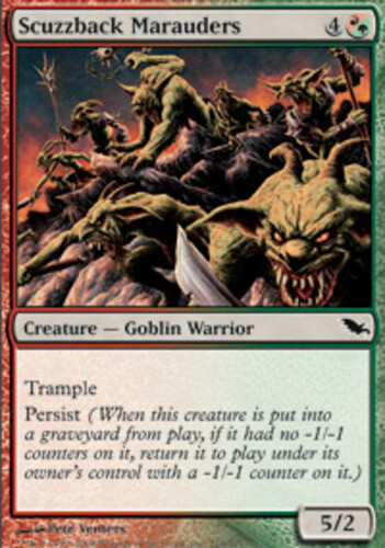 MTG - Scuzzback Marauders - Foil - Shadowmoor - NM, English Magic FLAT RATE SHIP - Picture 1 of 1
