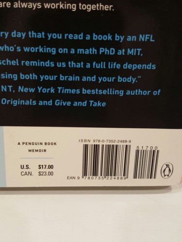 Mind and Matter: A Life in Math and Football by John Urschel/ LOUISA THOMAS NEW - Picture 3 of 4