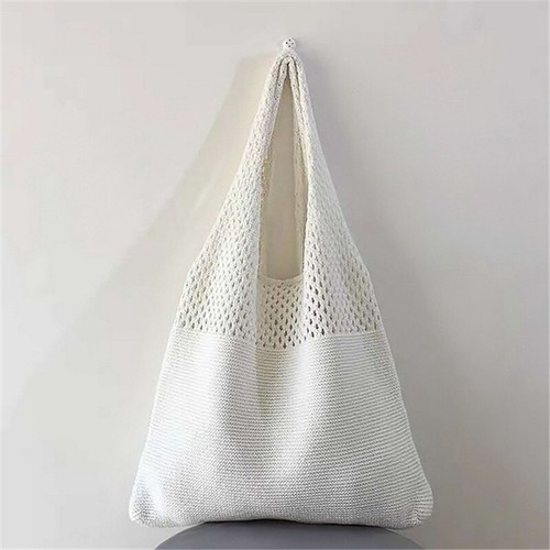 Shoulder Bags Large Capacity Womens Hollow Woven Summer Braid Handbags Vintage - Picture 15 of 27