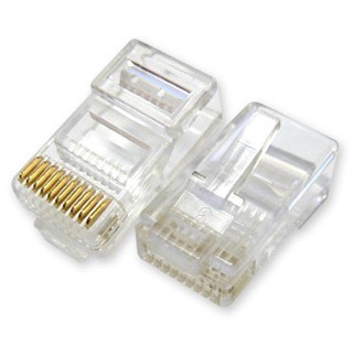NEW RJ RJ50 RJ48 10P10C CONNECTOR - IDEAL FOR APC UPS SCANNER & MANY MORE - Picture 1 of 4