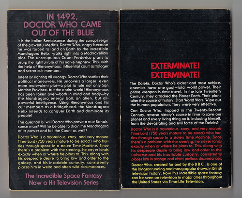 DOCTOR WHO & THE DAY OF THE DALEKS/DOCTOR WHO & THE MASQUE OF MADRAGORA 1sts US - Picture 3 of 5