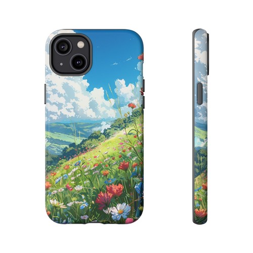 For iPhone / Galaxy / Pixel | Phone-Ink Case - Wildflower Field Blue Sky - Bild 42 von 173