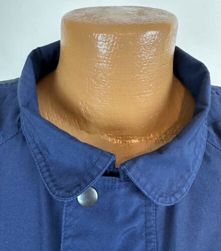 Chaqueta Gullivers Vintage Años 80 Hombres Pequeña Azul Marino Dos Vías Cremallera Botones Hipster Retro - Imagen 4 de 13