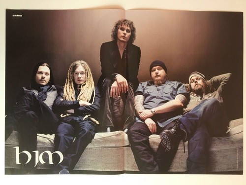 HIM Ville Valo Poster Bam Margera Apocalyptica Amy Lee Hugh Laurie 2 pac - Picture 21 of 66