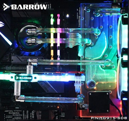 Barrow Acrylic Board Distro Plate Use For IN WIN 915 Computer Case YG915-SDB - Picture 6 of 12