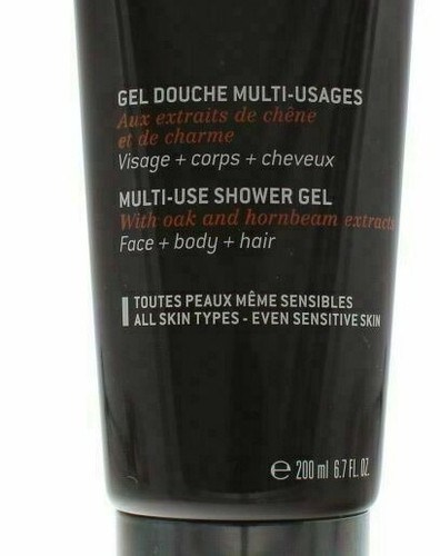 Nuxe Men Multi-Use Shower Gel 200ml Oak & Hornbeam Extract Face Body Hair NEW(O) - Picture 3 of 5
