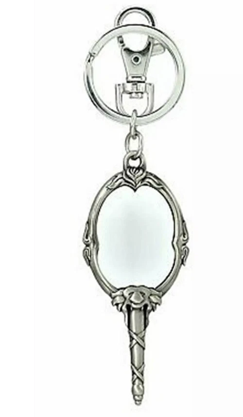 Disney La Bella y la Bestia Bella Espejo Llavero Bolso Clip Nuevo Foto 3 de 4