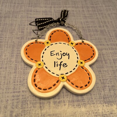 2010 ENJOY LIFE BURTON & BURTON UP IN STITCHES ITEM # 0439273 HOME WALL DECOR