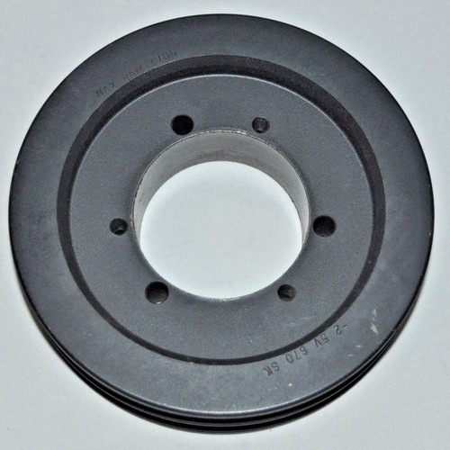 Martin 2 5V 670 SK Hi-Cap QD Sheave, 2 Grooves, 5V Belt Section - Picture 2 of 6