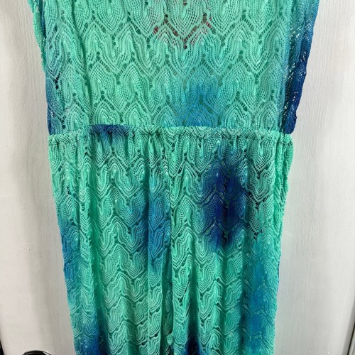 LULI FAMA Crochet strapless jumpsuit multicolor size M - Picture 6 of 12