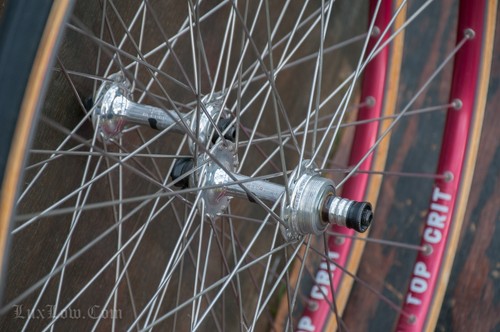 JUEGO DE RUEDAS de bicicleta de carretera Campagnolo Record 700c de colección bujes llantas Galli Top Ctit neumáticos - Imagen 2 de 12