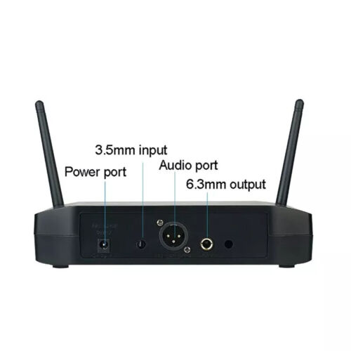 Drahtloses Mikrofon, 4-Kanal Handheld Kabelloses Metall Dynamisches Mikro System - Bild 13 von 26