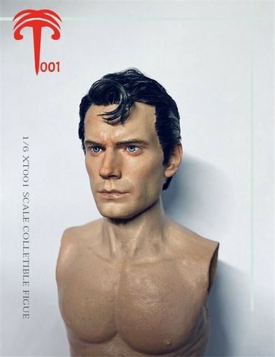1/6 XT001 Superman Henry Cavill Head Sculpt For 12" Male PH TBL Figure Body Toys - Picture 4 of 6