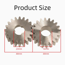 2x CNC lathe manufacturing ice cream machine air pump gear for ice cream machine