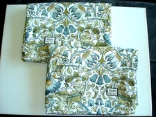 William Morris At Home White*Sage Floral  Standard Pillow Shams Set of 2