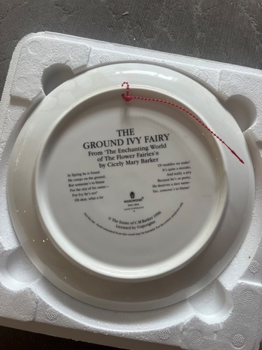The Enchanted World Of The Flower Fairies Wedgwood Plates Danbury Mint Fairy - Picture 57 of 73