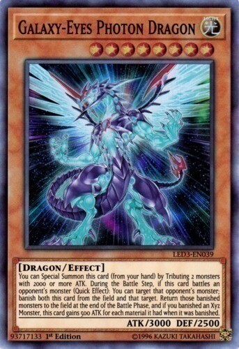 Galaxy-Eyes Photon Dragon CT08-EN003 MP Secret Rare Limited Edition Yugioh Card-image