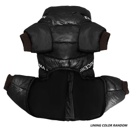 Winter Waterproof Dog Jacket Coat Thickening Warm Puppy Jumpsuit with Harness - Picture 19 of 41