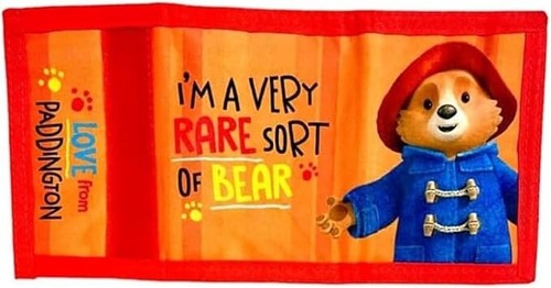 Paddington Bear Kids Tri Fold Wallet I'm A Very Rare Sort Of Bear Boys Girls - Picture 2 of 8