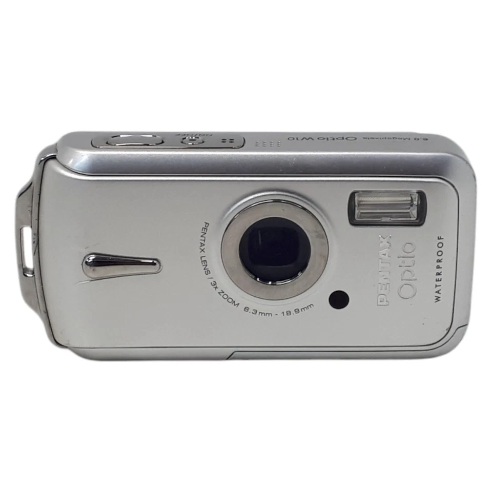Pentax Optio W10 Water Proof 6MP 3x Zoom Digital Compact Camera UNTESTED E5662 - Image 2 of 4