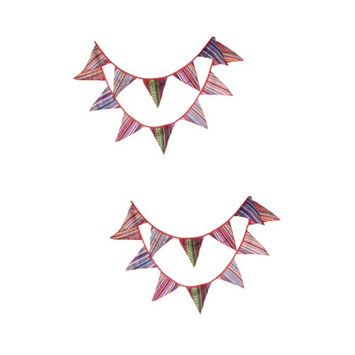 Dreieck Banner Dreieck Bunting Flags Party Hochzeits-faovrs Liefert - 第 1/12 張圖片