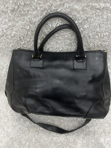 Tory Burch Robinson Double-Zip Saffiano Tote Bag, Black with Gold Hardware - Bild 4 von 12