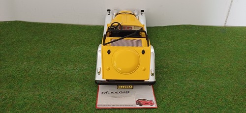 MORGAN PLUS 8 cabriolet jaune au 1/16 no 1/18 d TONKA POLISTIL voiture miniature - Imagen 6 de 9