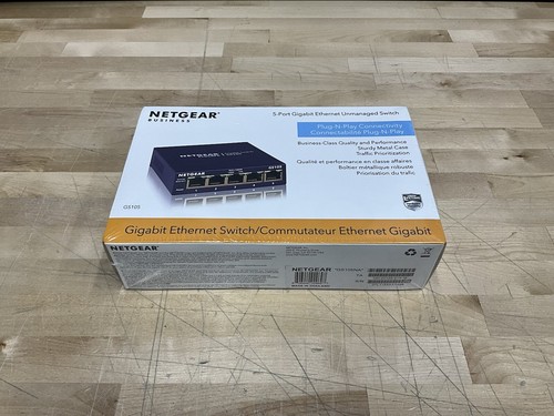 Netgear ProSAFE GS105 5-Port Gigabit Ethernet Unmanaged Switch Brand New in Box - Picture 3 of 6