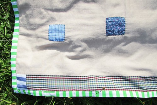 BESPOKE Handmade Hedgehog Red Tractor Soft Blanket Patchwork Quilt - Picture 10 of 12