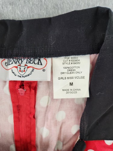 Miss Minnie Mouse Kleid für Mädchen Kostüm Play Dress Up rot gepunktet Gr. Medium - Bild 2 von 11