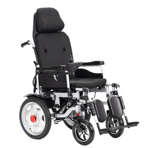 Folding Lightweight Electric Power Wheelchair Motorized Mobility Aid Wheelchai9u