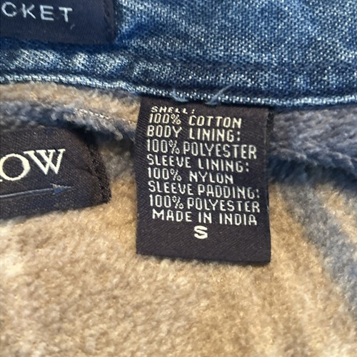 Arrow Denim Shacket Mens S Blanket Lined Shirt Jacket Insulated Quilted. Vintage - Picture 8 of 16