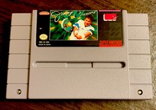Jimmy Connors Pro Tennis Tour Super Nintendo SNES 1993 -Tested- Authentic!